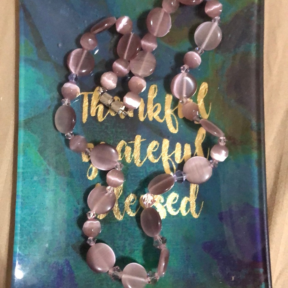 Purple Stone Necklace